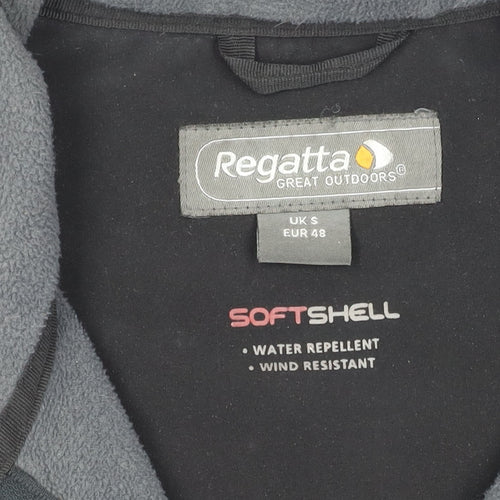 Regatta Men's Black Softshell Jacket S Water Repellent