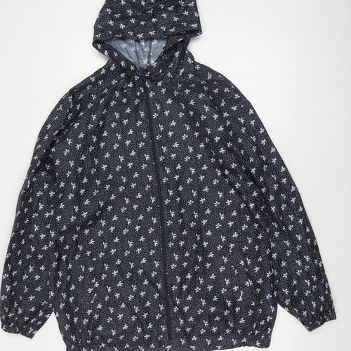 Arctic Storm Women's Black Floral Puffer Jacket M