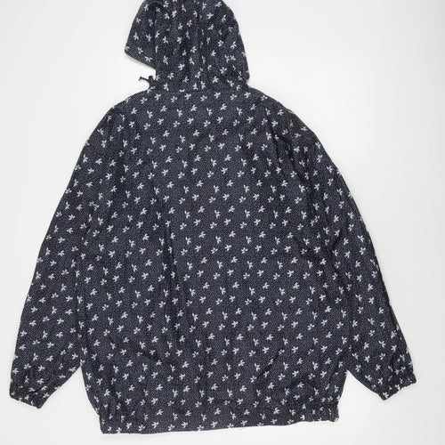 Arctic Storm Women's Black Floral Puffer Jacket M