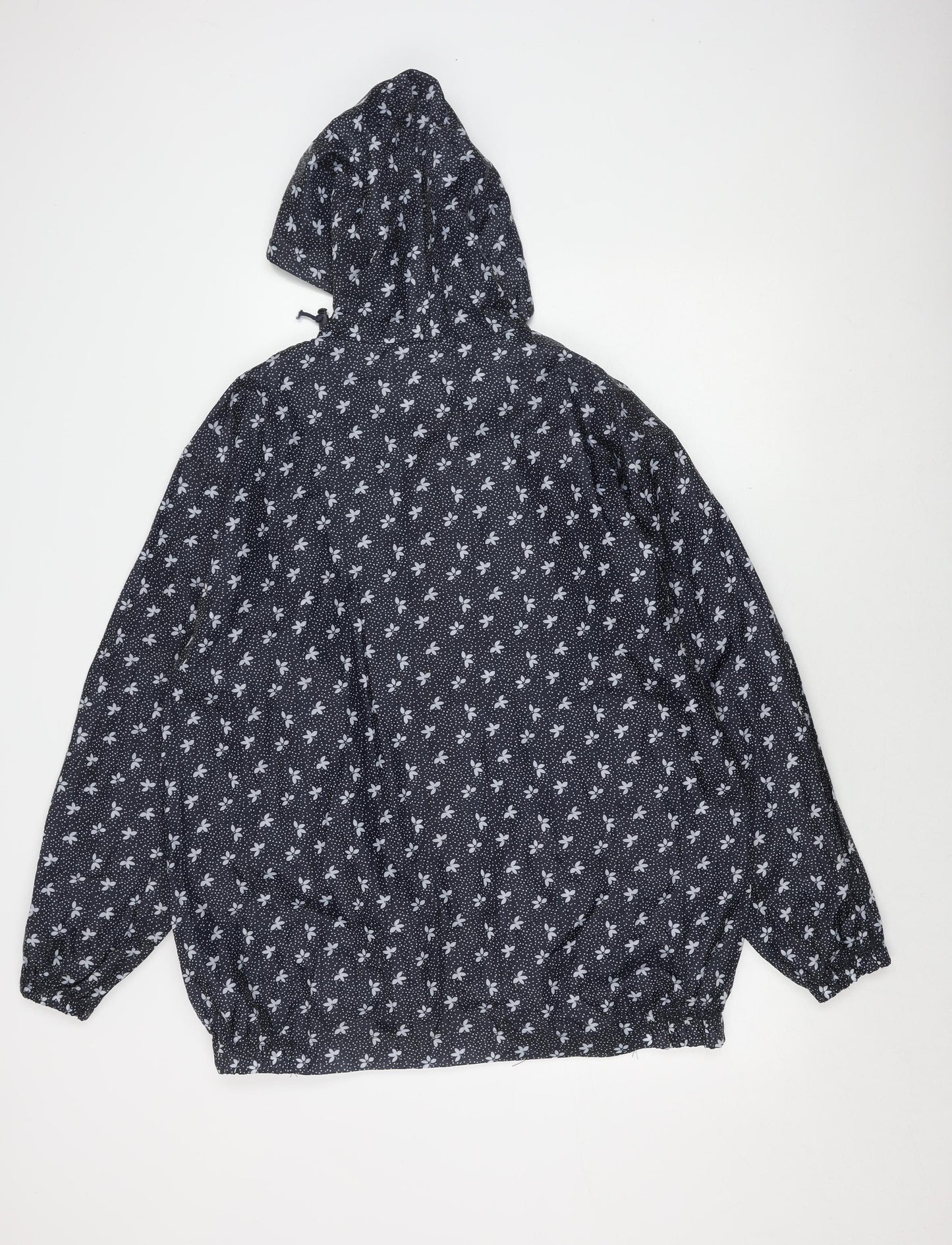 Arctic Storm Women's Black Floral Puffer Jacket M