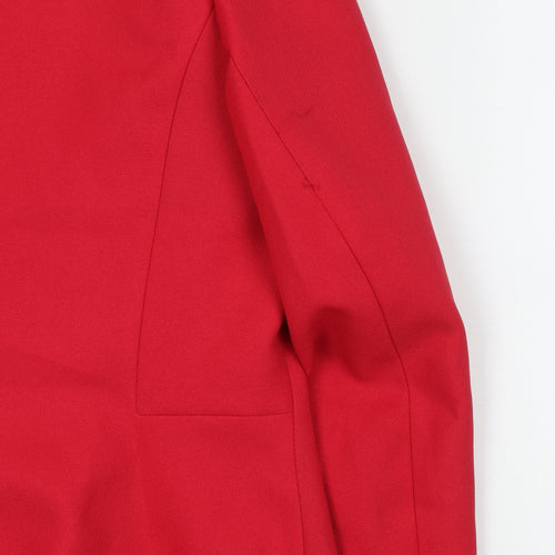Eastex Women's Red Blazer, Size 16, Lined, Polyester