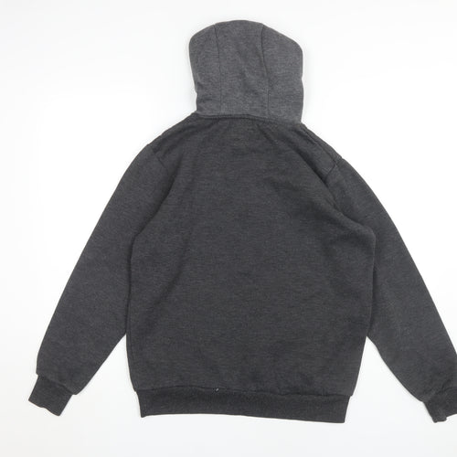 Lonsdale Men's Grey S Pullover Hoodie, Hooded, Gym Wear