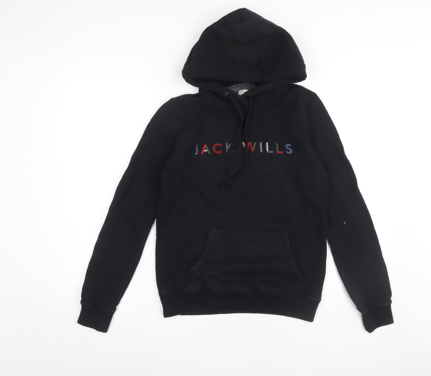Jack Wills Women's Black Pullover Hoodie Size 6