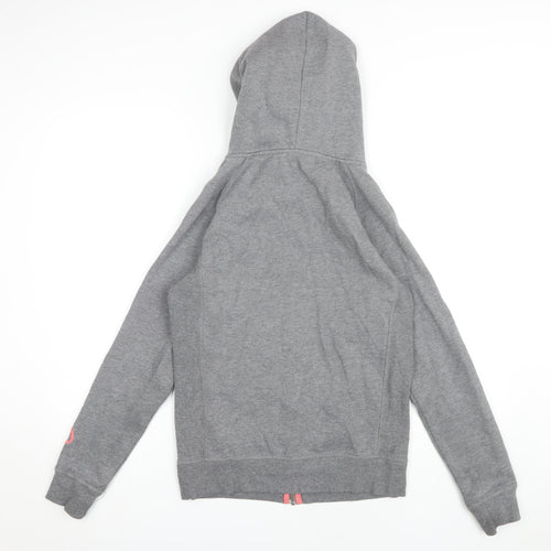 Animal Grey Full Zip Hoodie Women Size 10 Casual