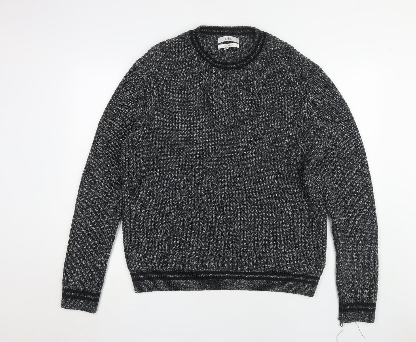 Marks and Spencer Men's Grey XL Pullover Jumper