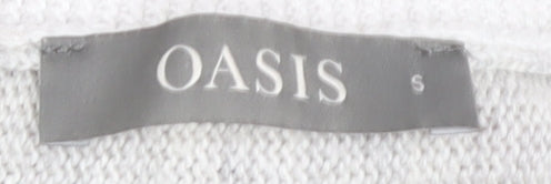 Oasis Women's Ivory Jumper, Size S, Long Sleeves