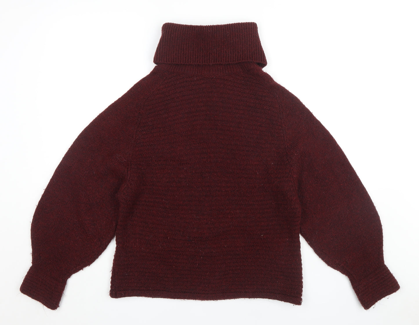 MNG Women's Red Roll Neck Pullover Jumper M