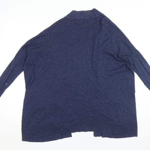 Mango Women's Blue Long Sleeve Cardigan Size 10