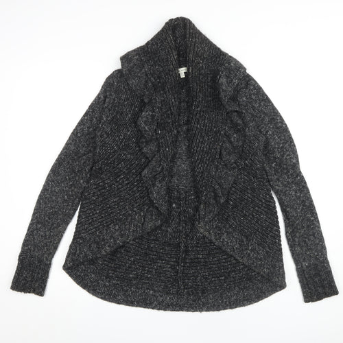 Laura Ashley Women’s Grey Cardigan, Size 8, Knit Style