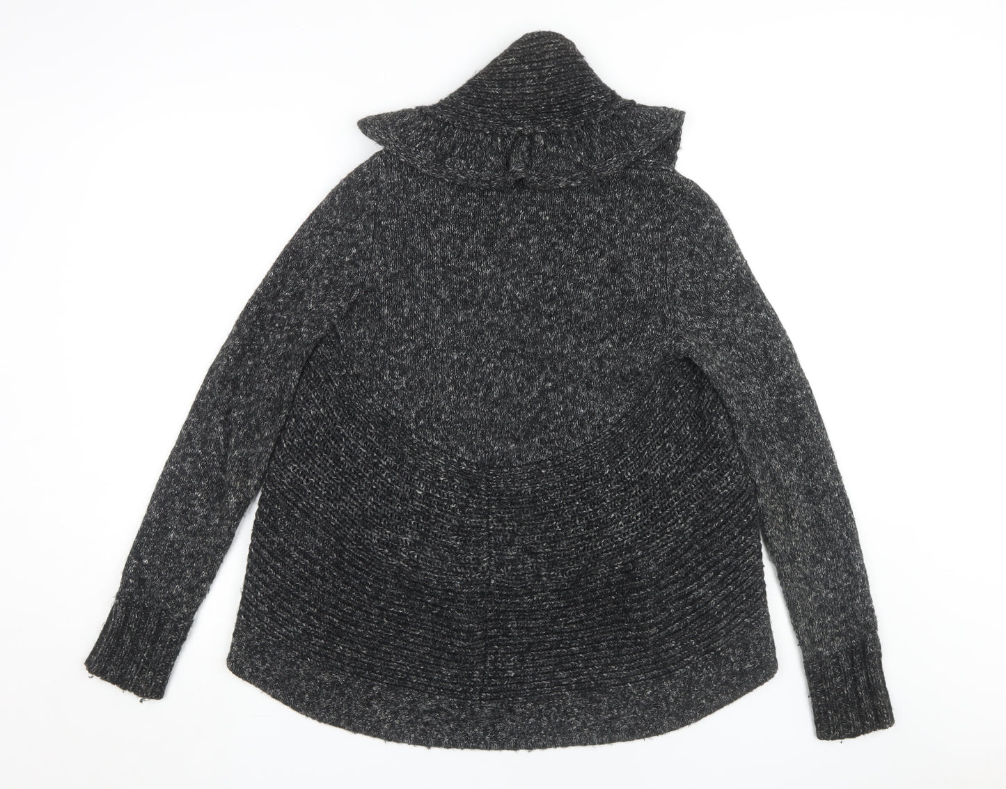 Laura Ashley Women’s Grey Cardigan, Size 8, Knit Style