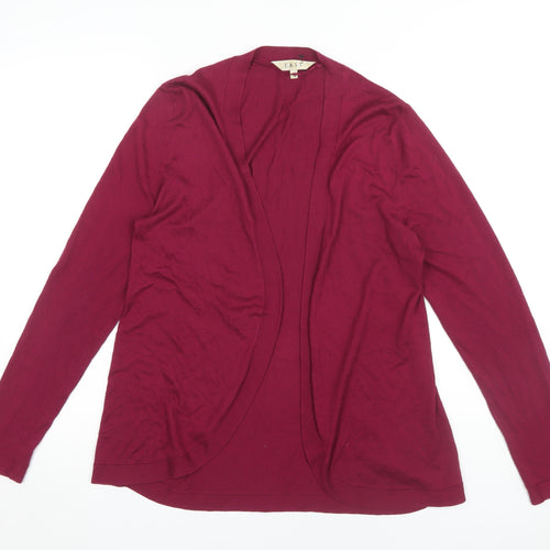 East Women’s Red Cardigan Jumper Size 12