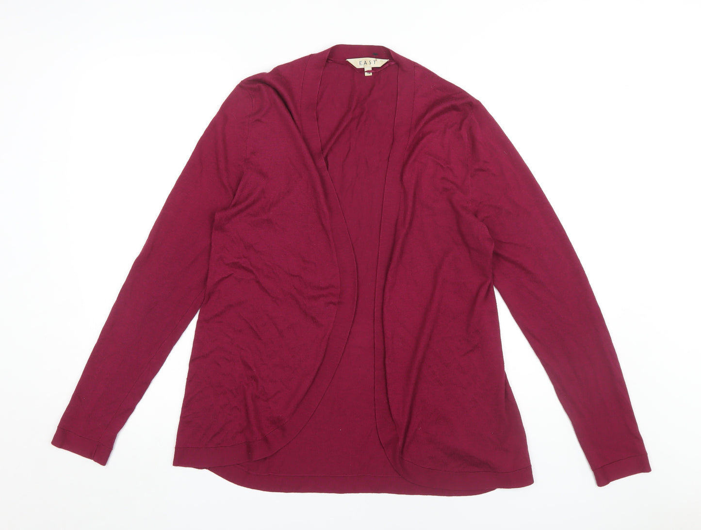 East Women’s Red Cardigan Jumper Size 12