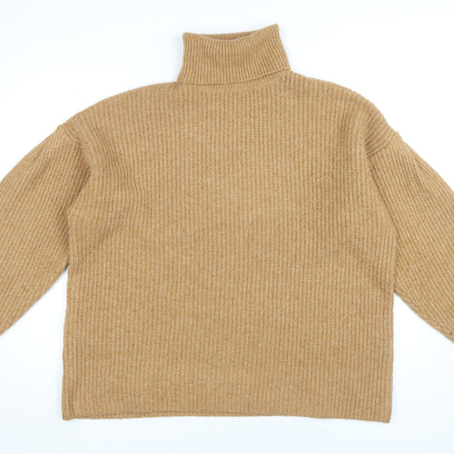 Friends Like These Women's L Beige Roll Neck Pullover