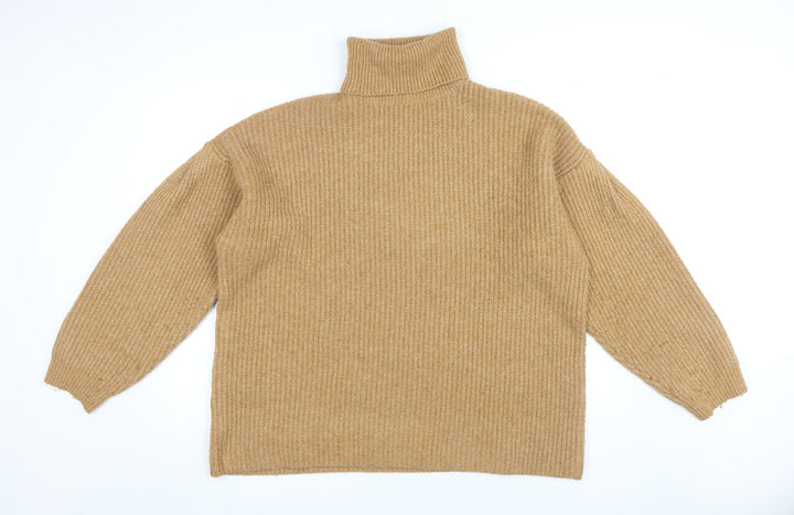 Friends Like These Women's L Beige Roll Neck Pullover
