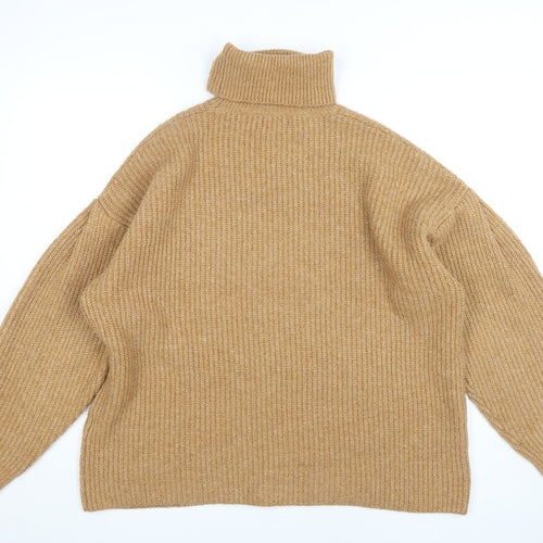 Friends Like These Women's L Beige Roll Neck Pullover