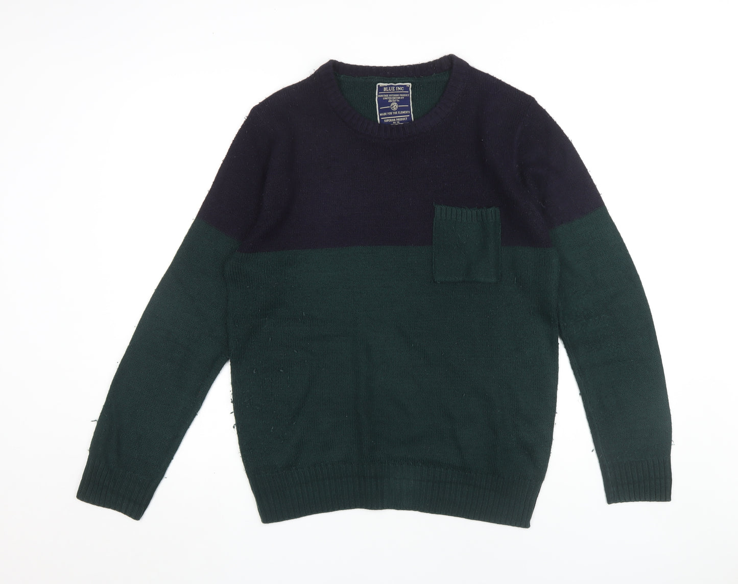Blue Inc Men's Multicoloured M Pullover Jumper