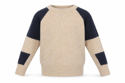 Reiss Boys Beige Crew Neck Jumper 7-8 Years