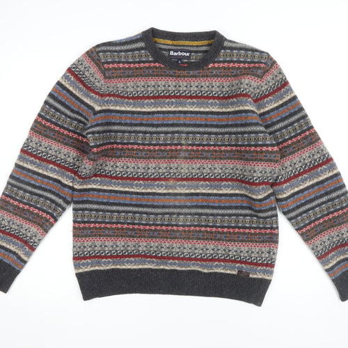 Barbour Men's XL Multicoloured Fair Isle Pullover