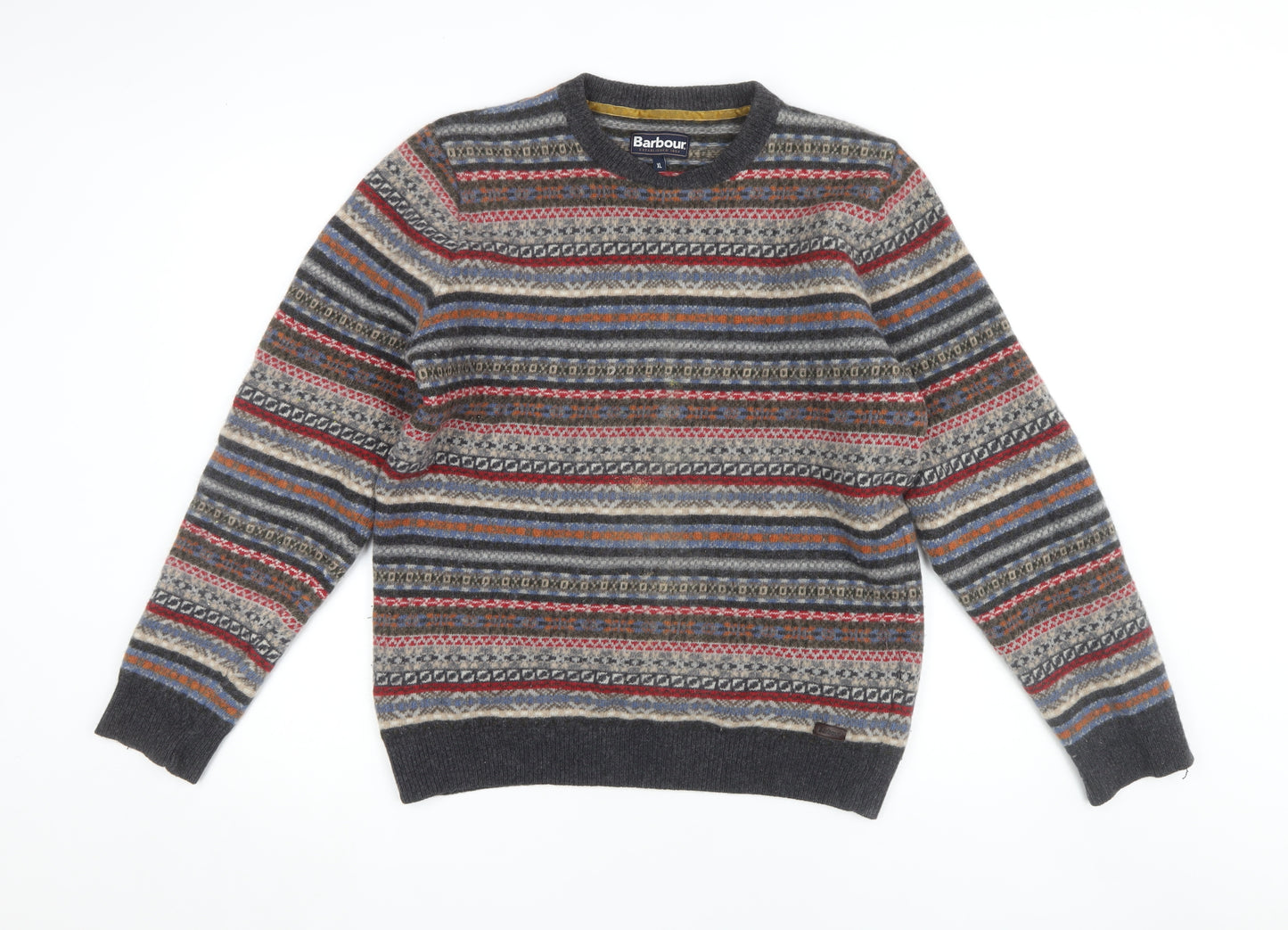 Barbour Men's XL Multicoloured Fair Isle Pullover