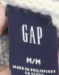 GAP Women's Striped Roll Neck Jumper, Multicoloured, M