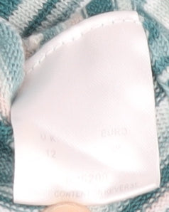 Eastex Women's Multicoloured Striped Pullover Jumper 12