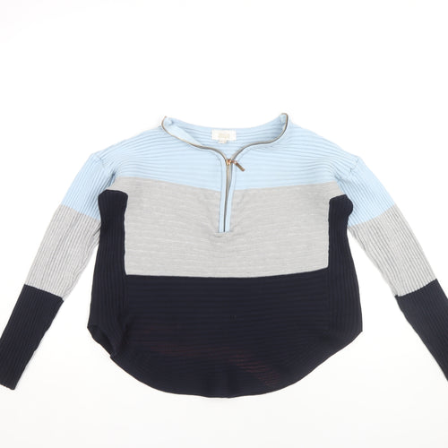 Stella Morgan Women’s Multicoloured Striped Jumper - Size 12