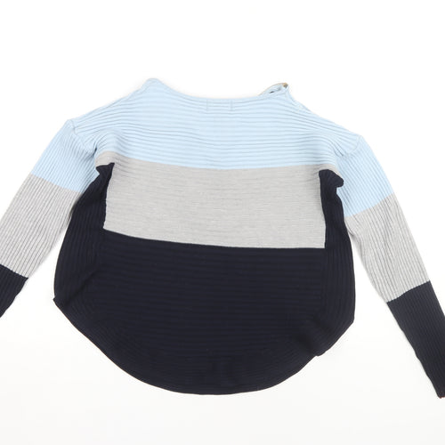 Stella Morgan Women’s Multicoloured Striped Jumper - Size 12