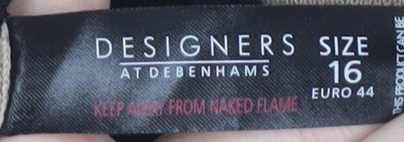 Debenhams Women's Beige Size 16 Cardigan