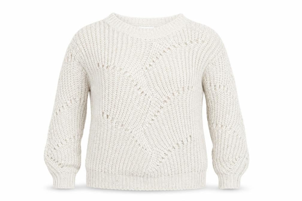 Front view of Next Women's Beige Knit jumper, size 12