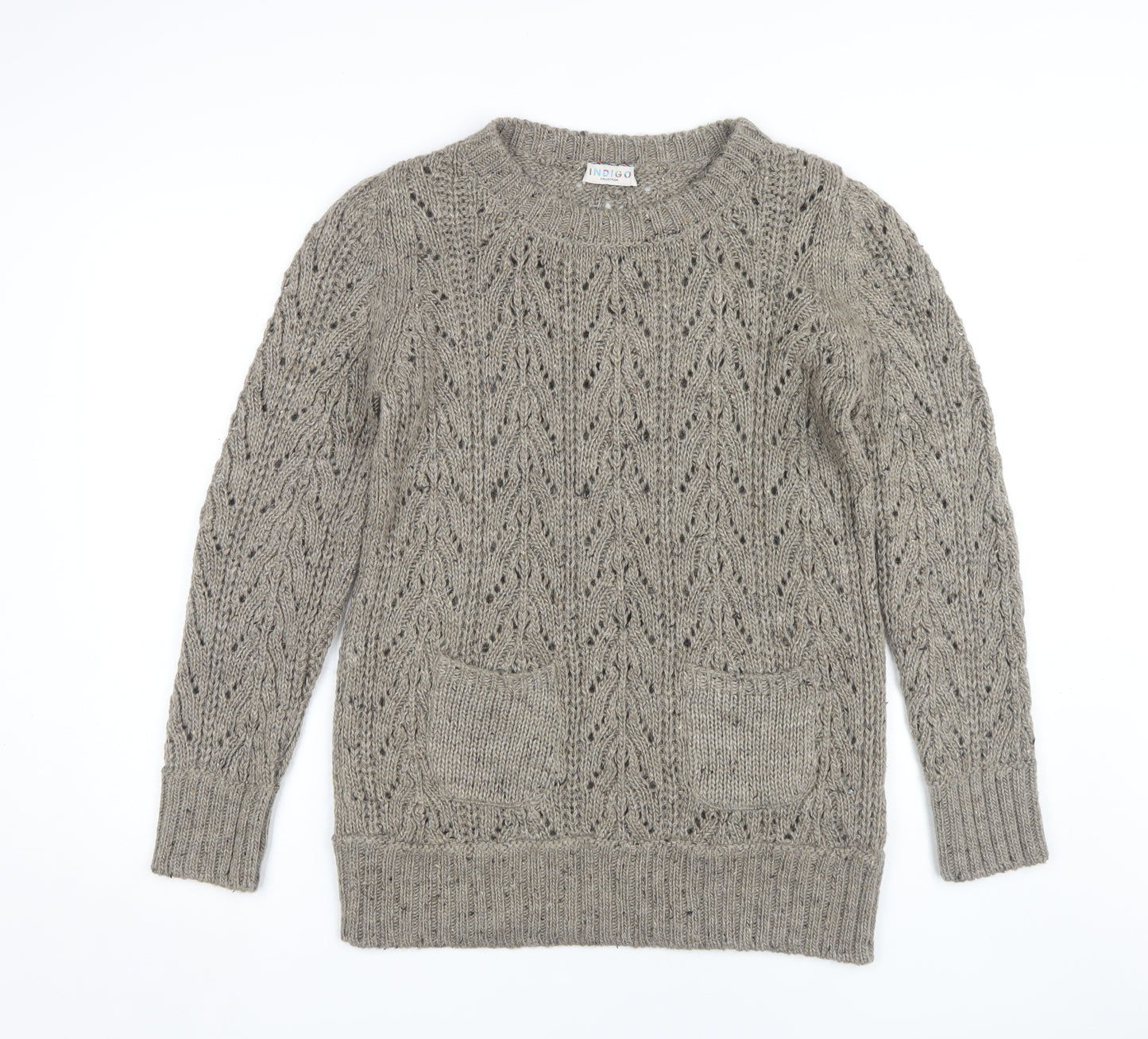 Marks and Spencer Women's Beige Pullover Jumper Size 12