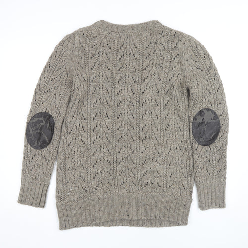 Marks and Spencer Women's Beige Pullover Jumper Size 12
