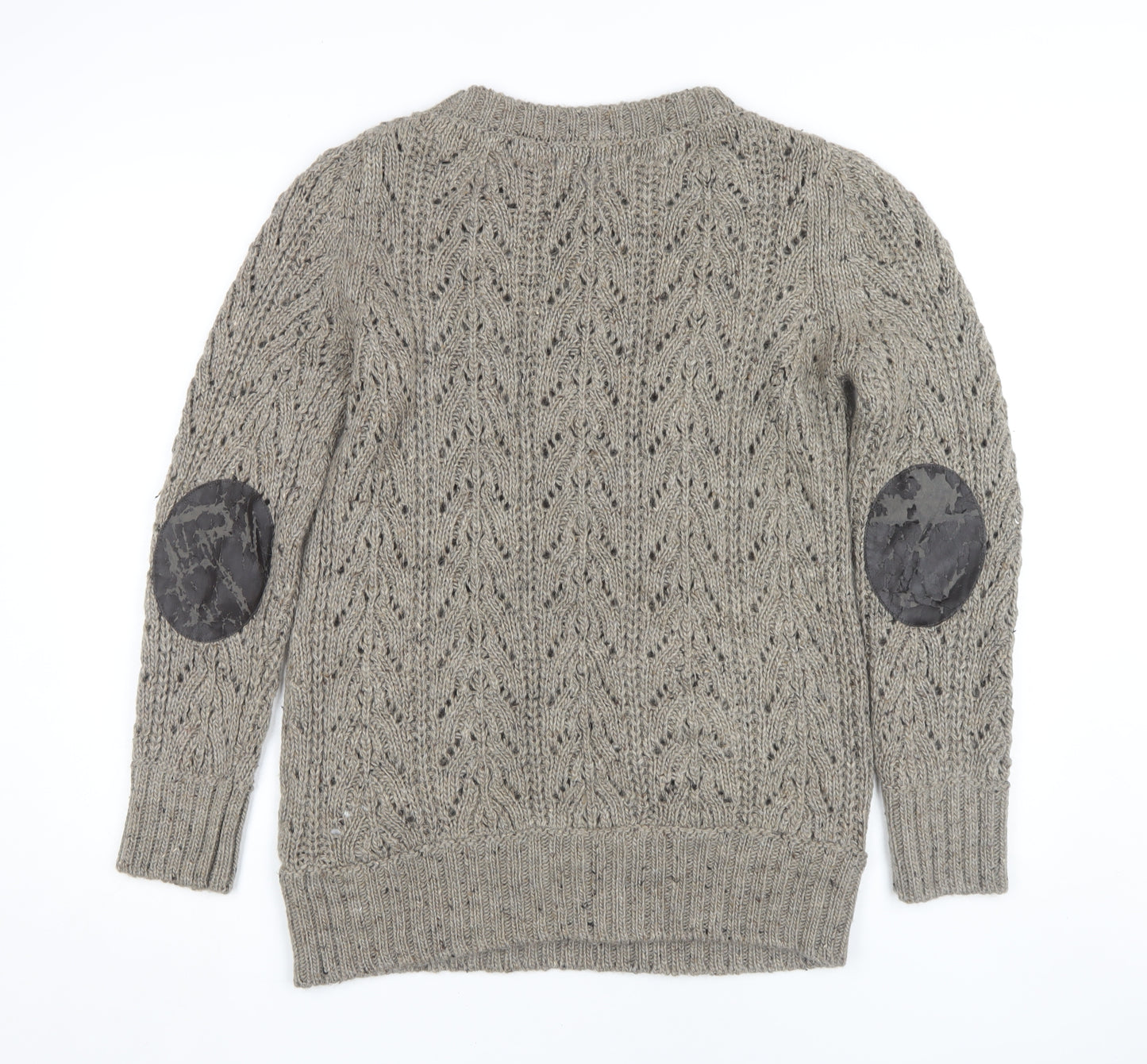 Marks and Spencer Women's Beige Pullover Jumper Size 12