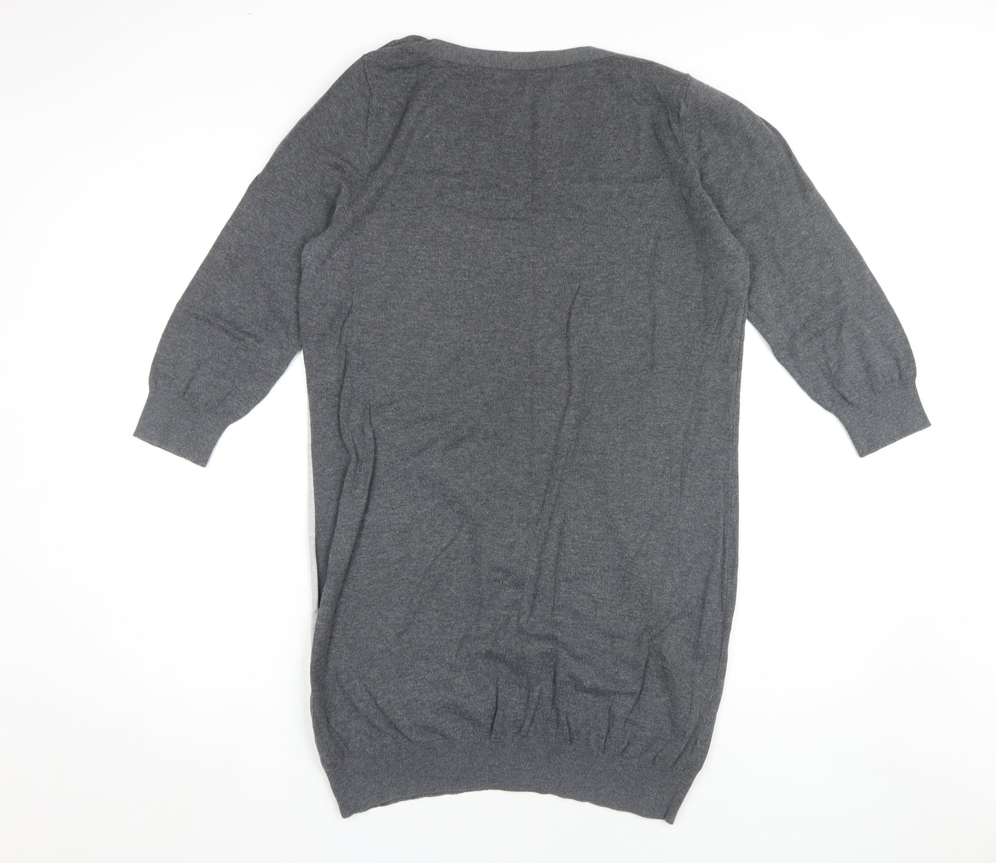 Next Women's Grey Colourblock Shift Dress Size 16