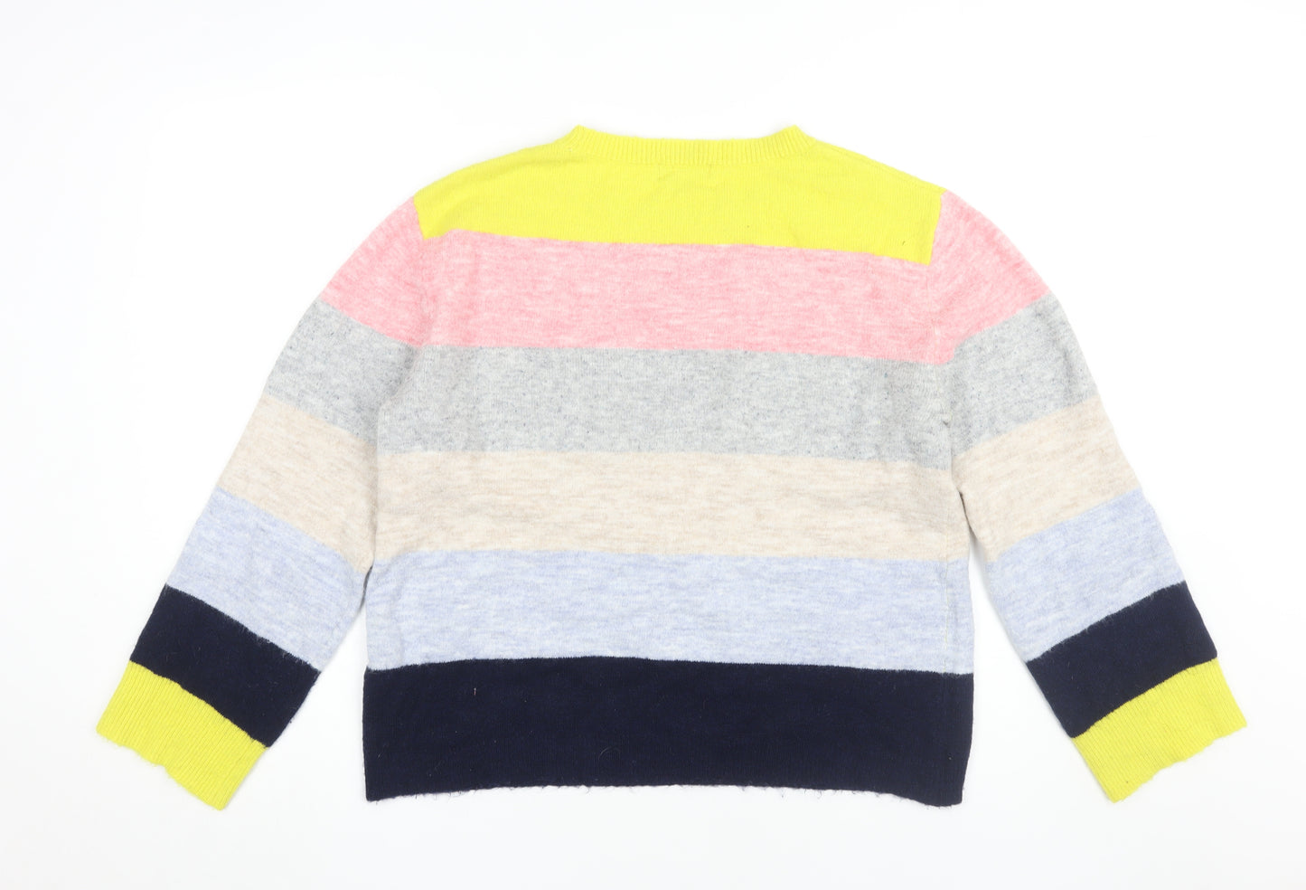 Monsoon Women's Multicoloured Striped Jumper Medium