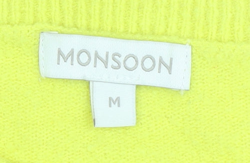 Monsoon Women's Multicoloured Striped Jumper Medium