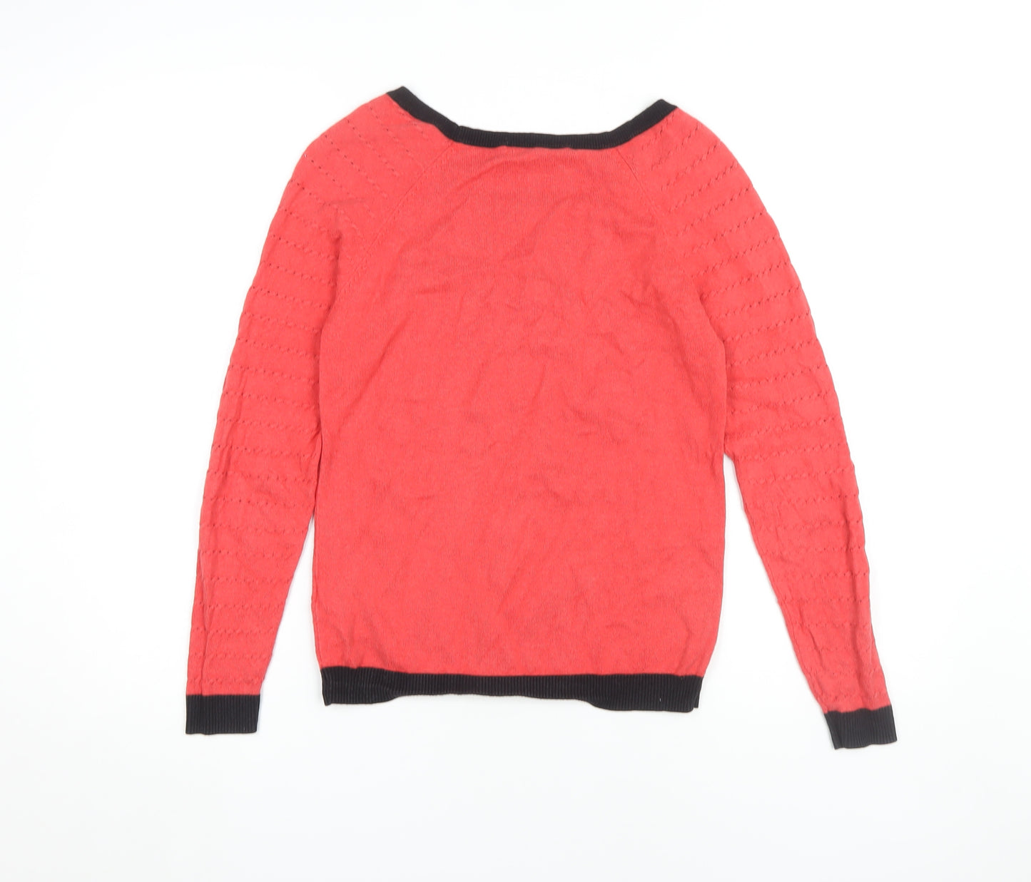 Oasis Women's Red Pullover Jumper, XS, Cotton Blend
