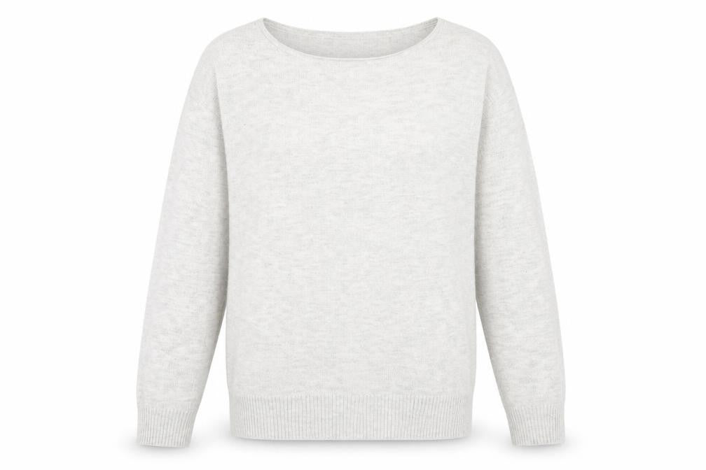 Front view of FatFace Women's Ivory Jumper UK 8