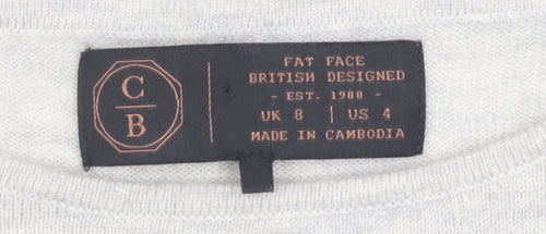 Fat Face Women's Ivory Jumper UK 8