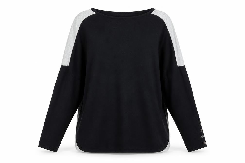 Front view of Mint Velvet Women's Black jumper XS