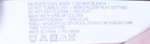 Fat Face Women’s Green Mock Neck Pullover Jumper Size 12