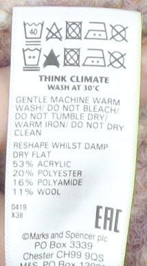 Marks and Spencer Women's Multicoloured Pullover Jumper