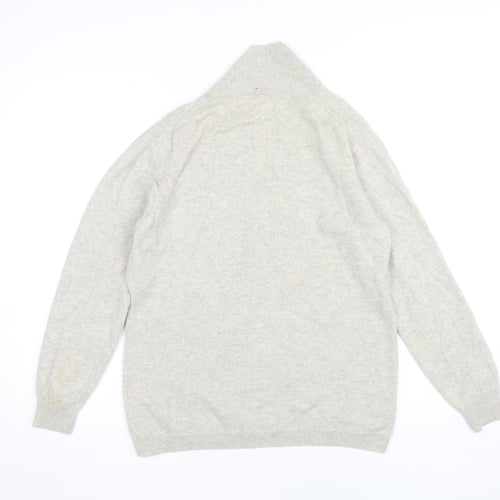 Lochmere Women’s Grey Cashmere Cardigan - Size 12