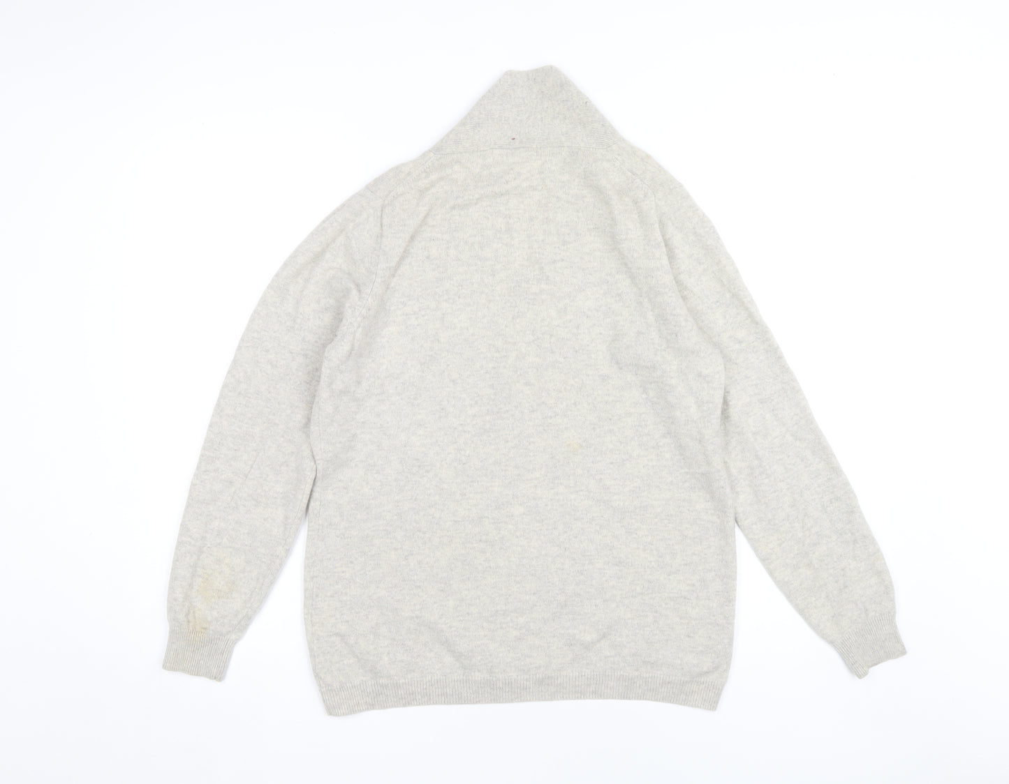 Lochmere Women’s Grey Cashmere Cardigan - Size 12