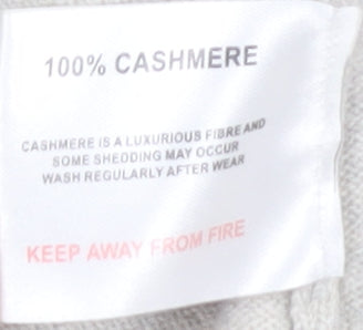 Lochmere Women’s Grey Cashmere Cardigan - Size 12