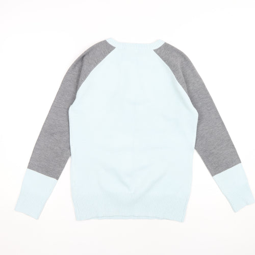 French Connection Men’s Blue Grey Pullover Jumper S
