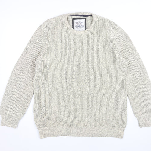 Maine New England Women's Beige XL Pullover Jumper