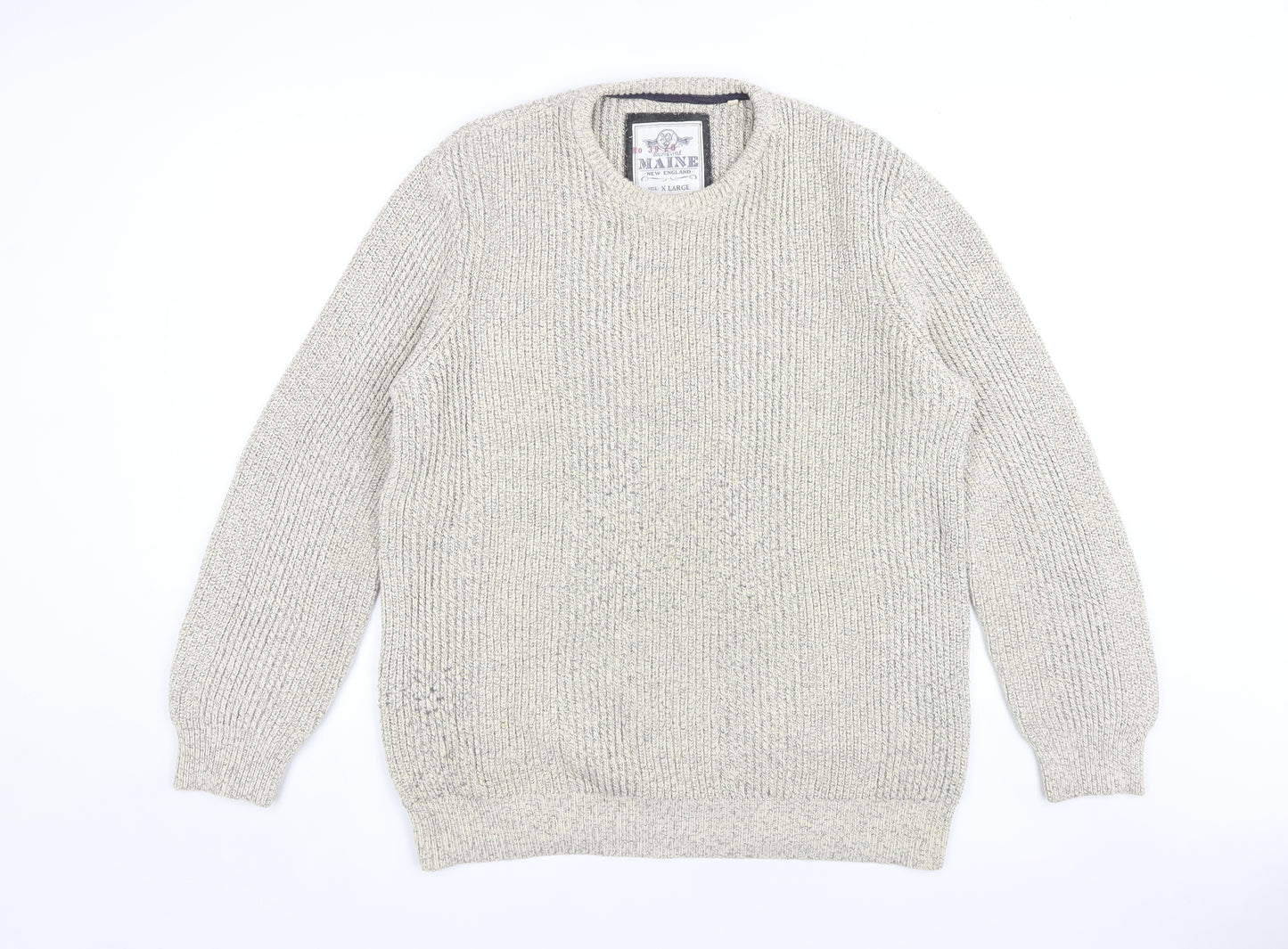 Maine New England Women's Beige XL Pullover Jumper