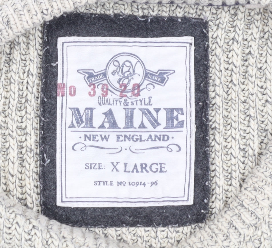 Maine New England Women's Beige XL Pullover Jumper