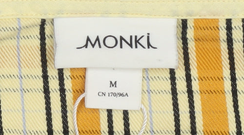 Monki Women's Multicolour Plaid Pinafore Dress M