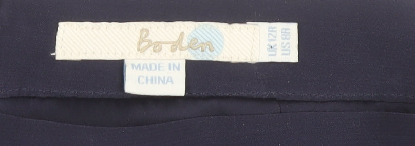 Boden Women's Green Pencil Skirt - Size 12, Elegant Floral Design